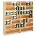 Snap-Together Open Shelving Steel 6-Shelf Closed Starter Set