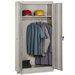 Wardrobe Cabinets, 36"x18"x72", Light Gray