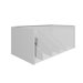 X-Ray Filing Tier, 4 Fixed Dividers, 36"x19-3/16"x15", Light Gray/Sand
