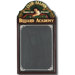 Hand-Carved Billiard Academy Sign