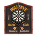 Hand-Carved Dart Board Cabinet