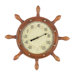 Old Captains Wheel Outdoor Thermometer
