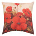 Garden Red Poppies Pillow