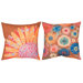 Pinwheel Flowers Pillow