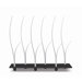 Small Entities Rectangular Finger Food Set with 6 Skewers