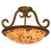 Santa Barbara 3 Light Semi Flush Mount