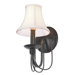Richmond One Light Wall Sconce in Black