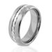 Men's Tungsten Carbide Rope Inlay Ring