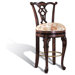 Windsor Swivel Bar Stool in Distressed Dark Espresso
