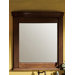 30" Vanity Mirror in Light Walnut