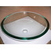 Clear Tempered Glass Vessel Sink