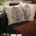 Embroidered Paisley Pillow (Set of 2)