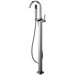 Floor Mounted Tub Filler with Hand Held Shower Head