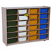 Twenty Four Large Tray Storage Unit with Assorted Trays