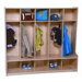 Five Section Offset Seat Locker