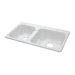 Deluxe 33" x 19" Kitchen Sink