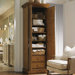 Twilight Bay Hartley Cabinet in Distressed Warm Saddle Brown