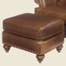 Calvin Leather Ottoman