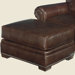 Griffin Leather Ottoman