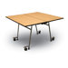 27" x 48" x 48" Square Mobile Table Unit