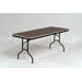ET Series Rectangular Folding Table with Aluminum Edge