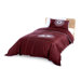 Starburst Duvet and Sham in Chocolate Brown