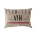 "Bordeaux Vin" Rectangle Pillow