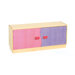 Girl Teaset Two Door Storage Unit in Chocolate
