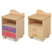 Natural 2 Drawer Nightstand
