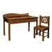 Chocolate Kids' 2 Piece Table and Chair Set