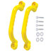 Yellow Plastic Grab Handles (Set of 2)