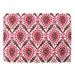 Back Bay Pink and Brown Hook Rug