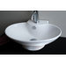 Oval Single Hole Vessel Sink