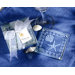Shell and Starfish Frosted Glass Coaster