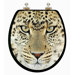 3D Series Round Leopard Head Toilet Seat