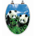 3D Series Elongated Panda Toilet Seat