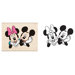 Disney Mickey & Minnie Wooden Stamp