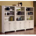 Tribeca Loft 70" H White Lower Door Bookcase