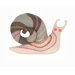 Snail Natural Linen Door Stopper