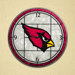 NFL 12" Art Glass Clock