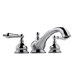 Double Handle Deck Mount Roman Tub Faucet Trim with Lever Handle