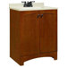 Melborn 24.5" Bathroom Vanity with Solid Surface Technology Top
