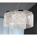 Rainbow Round 6 Light Crystal Chandelier
