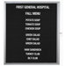 Enclosed Directory Board in Black