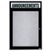 Illuminated Outdoor Enclosed Bulletin Board