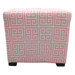 Pinky Chain Cotton Cube Ottoman