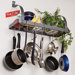 RACK IT UP! Bookshelf Wall Mounted Pot Rack