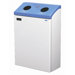 Two Stream Wall Mounted Recycling Station