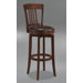 Canton 24.5" Swivel Counter Stool with Vinyl Seat in Brown