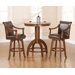 Palm Springs Pub Set in Medium Brown Cherry